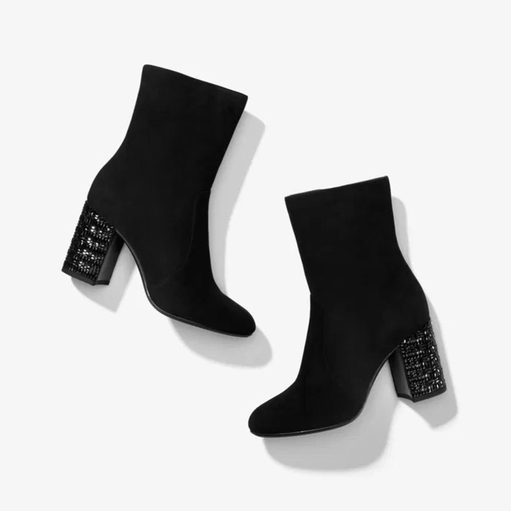 NWT Michael Kors Black Heeled Boots